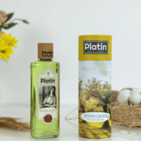 Platin 250 ml. Silindir Kutulu Elit Seri Zeytin Çiçeği Kolonyası